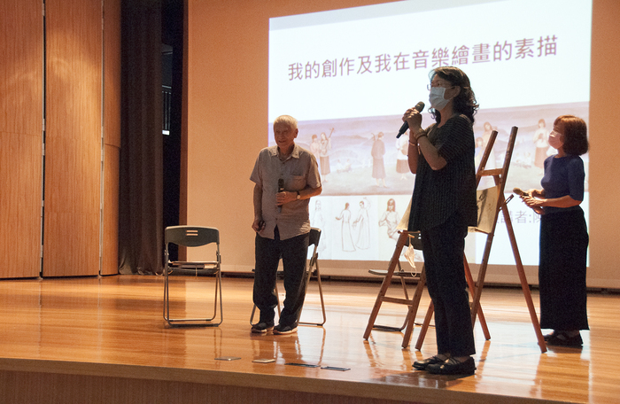 【110学年度第1学期艺术学院院集会─我在音乐会画的素描】图片