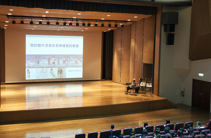 【110学年度第1学期艺术学院院集会─我在音乐会画的素描】图片